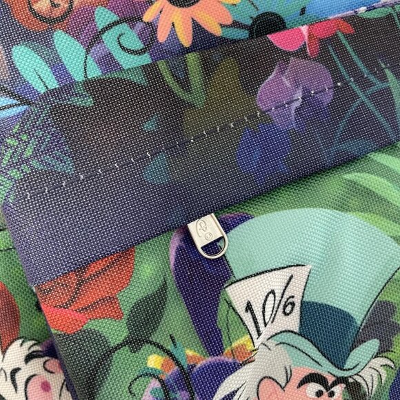 Wondapop Alice In Wonderland Backpack Bag Disney Womens Floral Mad Hatter Teapot - Picture 4 of 11